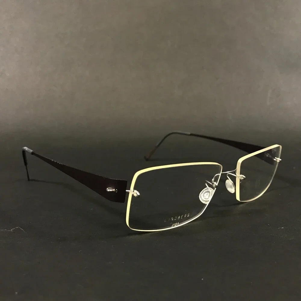 Lindberg Eyeglasses Frames 2121 Col. U14 Matte Purple Rimless 50-20-120